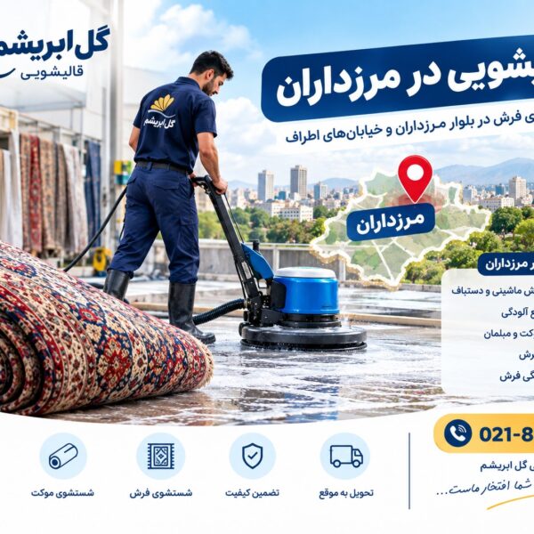 قالیشویی در مرزداران تهران؛ شستشوی فرش در بلوار مرزداران و اطراف